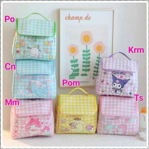 Jual Lunchbag Tas Bekal Tas Tenteng Bentuk Rumah Sanrio Kotak Di