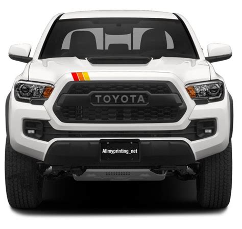 Toyota Tacoma Trd Pro Grille Decals Retro Stickers Trd Etsy