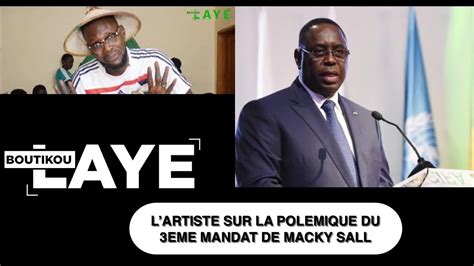 3eme Mandat De Macky Sall Un Rappeur Se Prononce Sur La Polémique