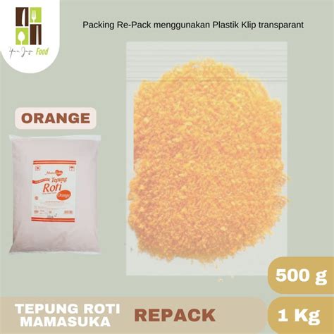 Jual Tepung Roti Panir Tepung Roti Mamasuka White Orange Mix