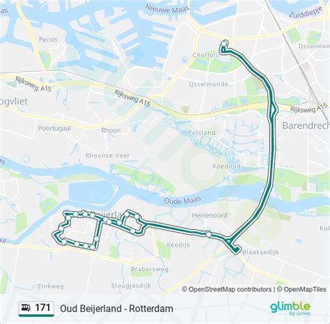 171 Route Schedules Stops Maps Oud Beijerland Updated