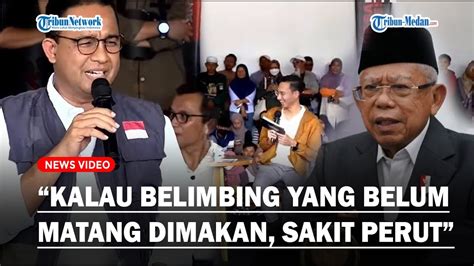 Pedas Anies Respon Pernyataan Ma Aruf Amin Soal Wapres Bukan