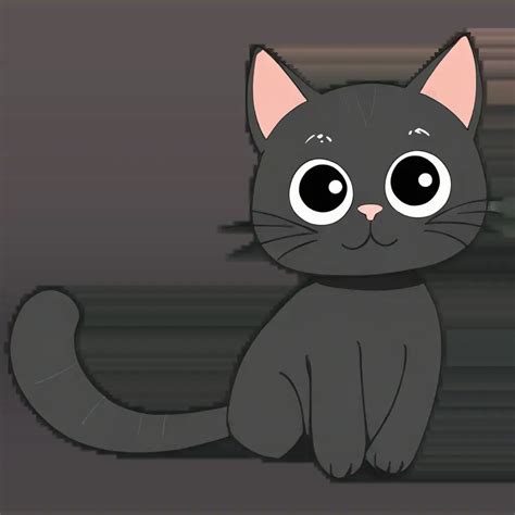 Adorable Cartoon Cat Png Bring Charm And Whimsy To Your Designs Png