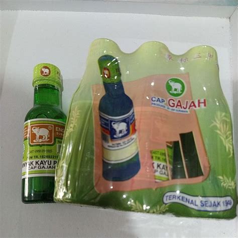 Jual Minyak Kayu Putih Cap Gajah Botol Kaca 55ml Shopee Indonesia