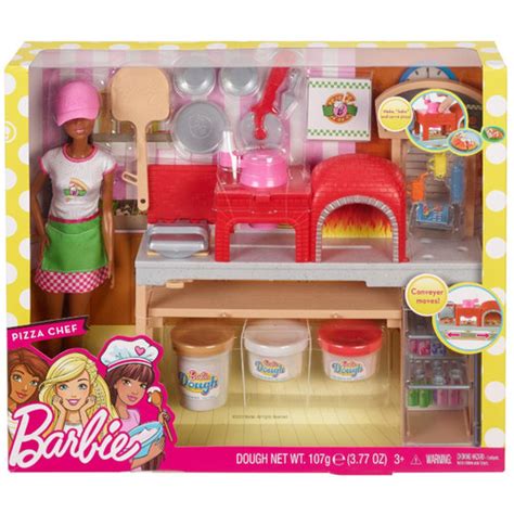 Barbie Pizza Chef Playset Mattel Toys - ToyWiz