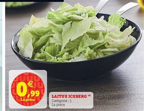 Promo Laitue Iceberg Chez Super U ICatalogue Fr