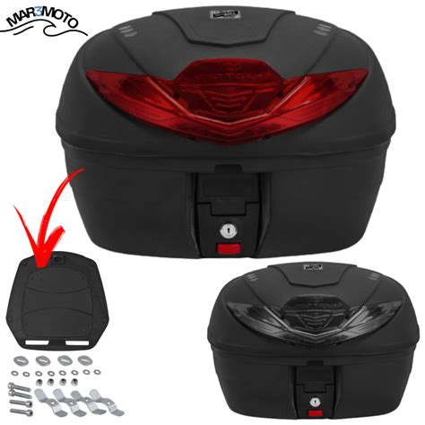 Baú Bauleto Plástico Superior 35L Litros Pro Tork Smartbox 4 Bagageiro