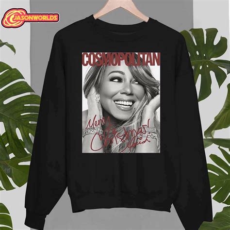 Mariah Carey Merry Christmas Signature Xmas Unisex T Shirt Mariah