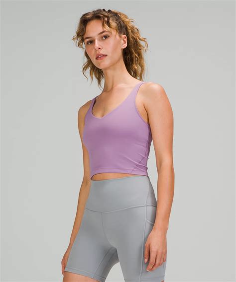 Lululemon Align Cropped Tank Top In Wisteria Purple ModeSens