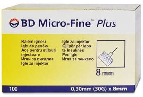 Micro Fine Igły do penów insulinowych 30G 0 30 x 8mm x 100 sztuk cena