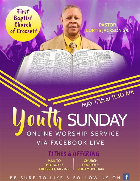 Our Youth Sunday... - First Baptist Church of Crossett, AR