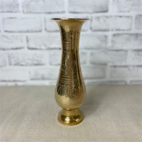 Brass Vase Etsy