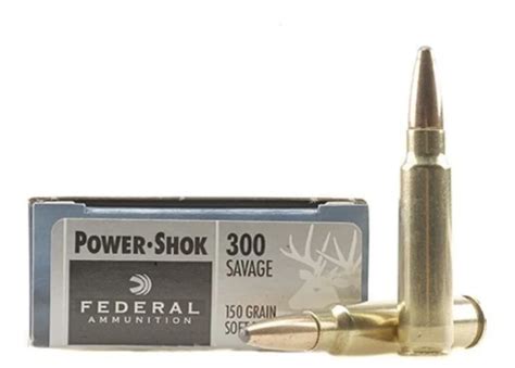 Federal Premium Power Shok 300 Savage 180 Grain Jacketed Soft Point