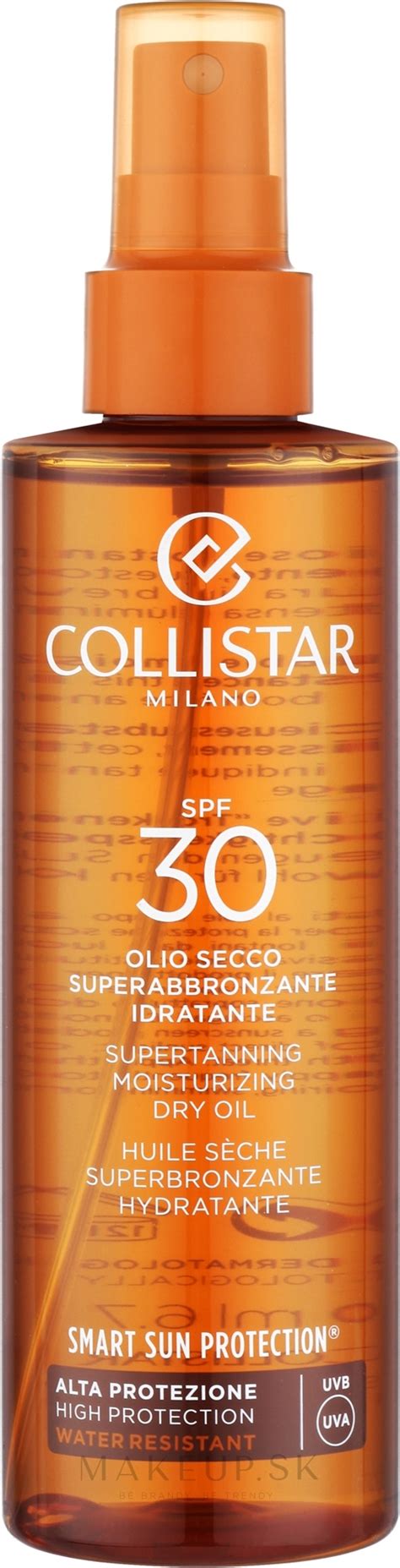 Collistar Sun Care Supertanning Moisturizing Dry Oil SPF30 Suchý olej