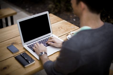 Free Images Iphone Computer Work Screen Apple Typing Man