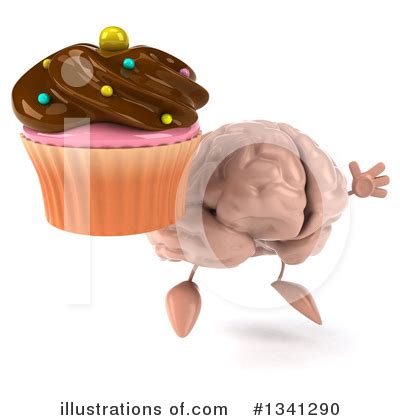 Brain Character Clipart Illustration By Julos