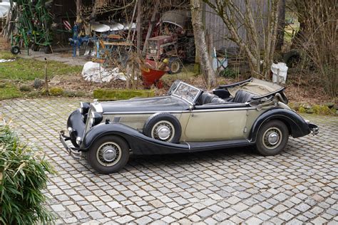 1937 Horch 853 A Sport Cabriolet Sensationeller Originalzustand