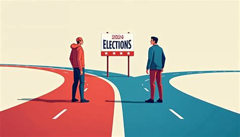 Les élections Américaines De 2024 Illustrées Image Générée à Base Dia