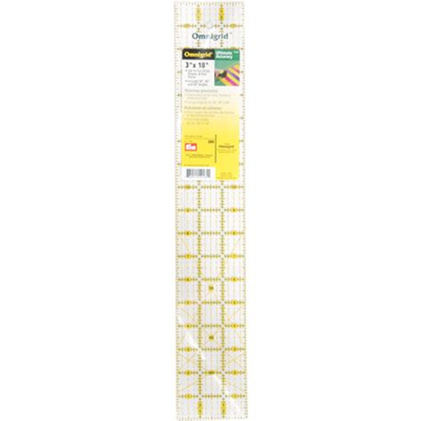 Omnigrid long quilting ruler 3 inch by 18 inch