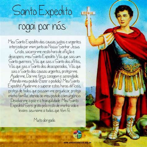 Santo Expedito Rogai Por N S Ora O De Santo Expedito