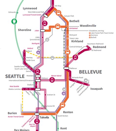 Commute Seattle Map: ST3 Draft Plan - Commute Seattle