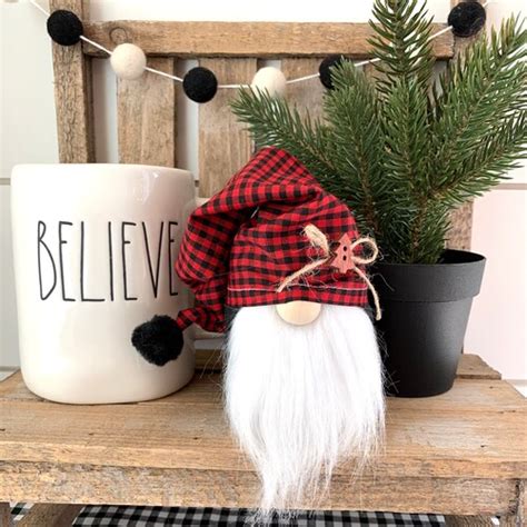 Mini Slouch Christmas Stripe Gnome Boy Or Girl Etsy