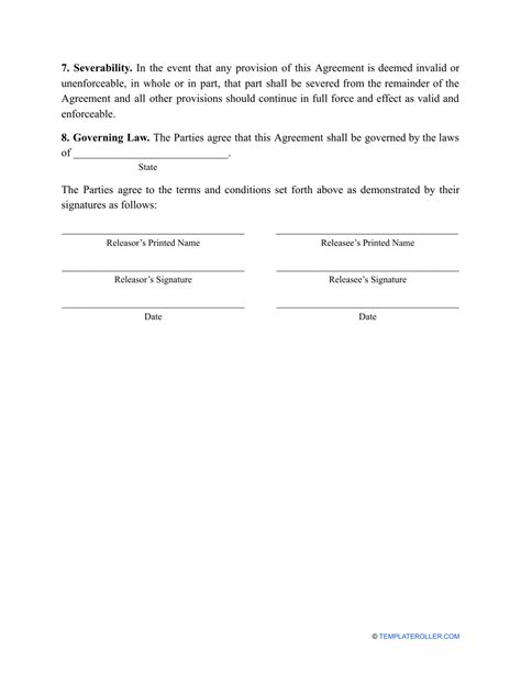 Car Accident Liability Release Form Fill Out Sign Online And