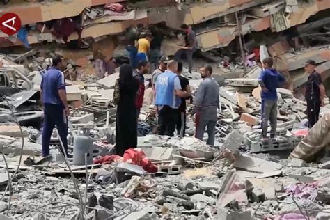 Warga Palestina Kehilangan Rumah Usai Operasi Israel Di Gaza Tengah