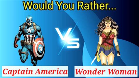 Would You Rather Superheroes Edition Are You A Marvel Fan Or Dc Fan