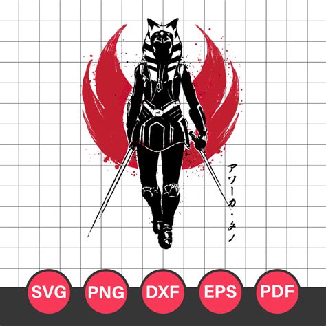 Ahsoka Tano Svg Ahsoka Svg Star Wars Svg Mandalorian Svg Inspire