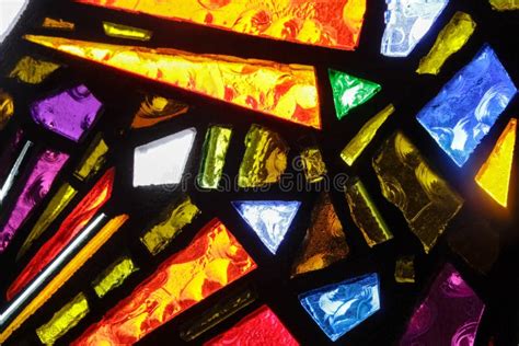 Stained Glass Colorful Window Texture Stock Image Image Of Material