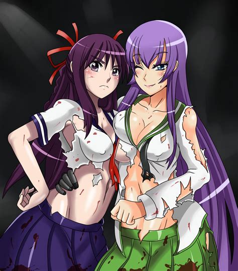 Post 1298822 Corpse Princess Crossover Highschool Of The Dead Makina Hoshimura Saeko Busujima