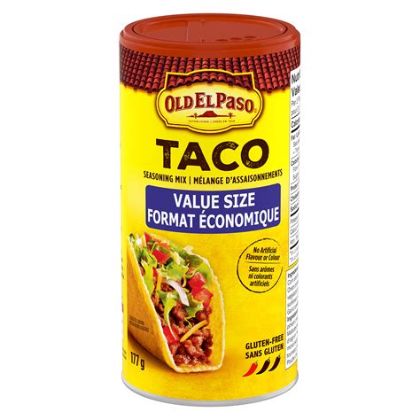 Taco M Lange D Assaisonnements Original Format Conomique Old El Paso