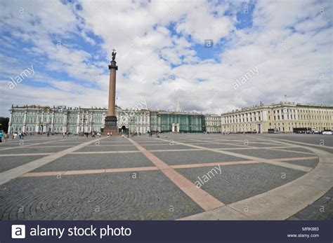 Palace Square Saint Petersburg Russia Stock Photo Alamy