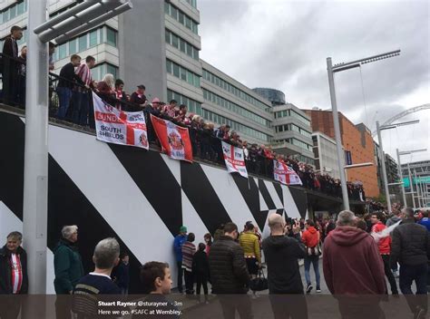 Sunderland Fans At Wembley Picture Special Chronicle Live