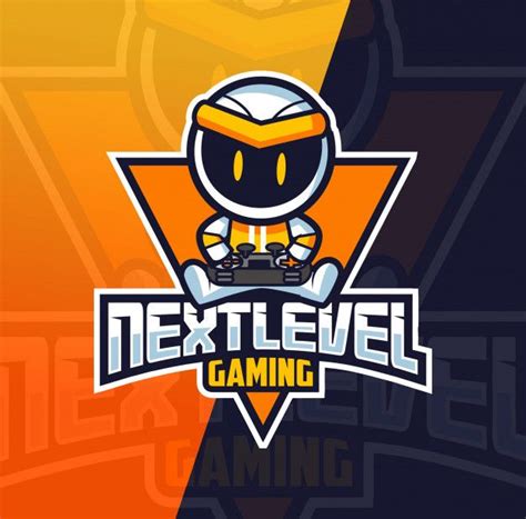 Premium Vector Robot Gamer Mascot Esport Logo Game Logo Design