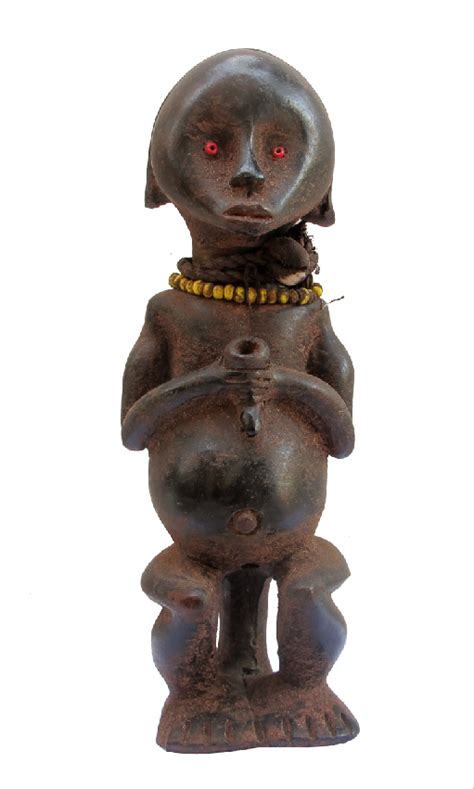 Afrique Statuette En Terre Cuite Fang Gabon Sku Afr