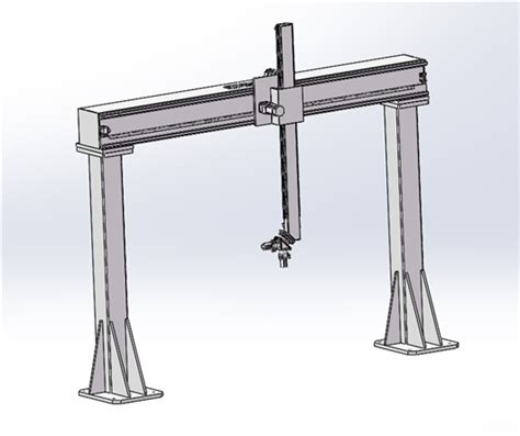 两轴桁架机械手 负载100kg 桁架机器人3d模型下载三维模型step模型 制造云 产品模型