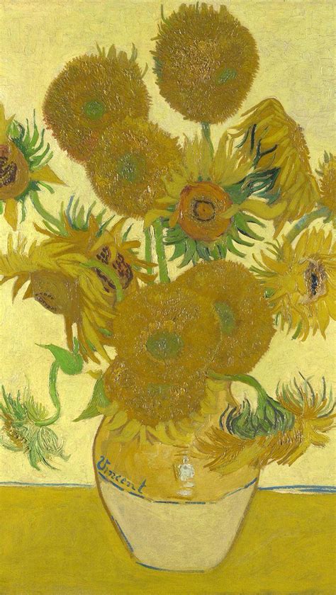 Van Gogh Sunflower iPhone Wallpapers - Top Free Van Gogh Sunflower ...