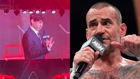 Video Tony Khan Appears Heavily Booed After Firing Cm Punk At Aew