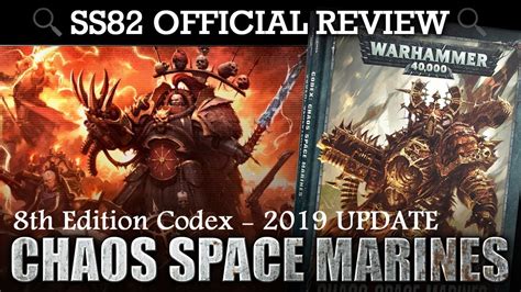 NEW Codex Chaos Space Marines Warhammer 40K 8th Edition 2019 SS82