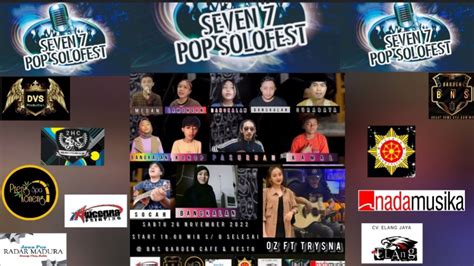 10 VOCALIS Akan Berlaga Di POP SOLOFEST 2022 BNS GARDEN BANGKALAN