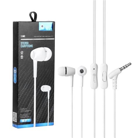 Bluei White Wired Earphone Model Name Number Rambo R3 At Rs 199 Piece