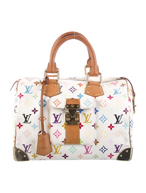 Louis Vuitton Monogram Multicore Alma Pm White Handle Bags Handbags Lou664324 The Realreal