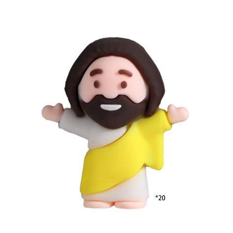 Tainini Clearance Sales 20Pcs Mini Jesus Figures Easter Jesus Toys 1