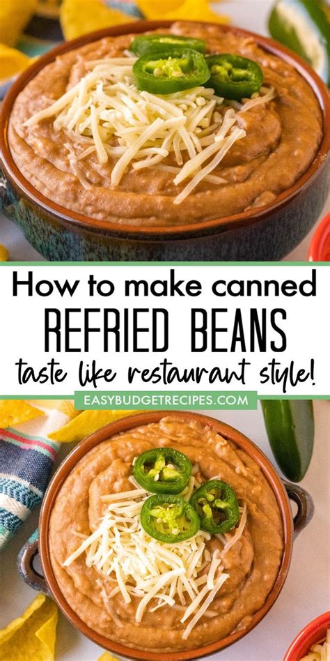 This Is An Easy Hack For How To Make Canned Refried Beans Taste Like