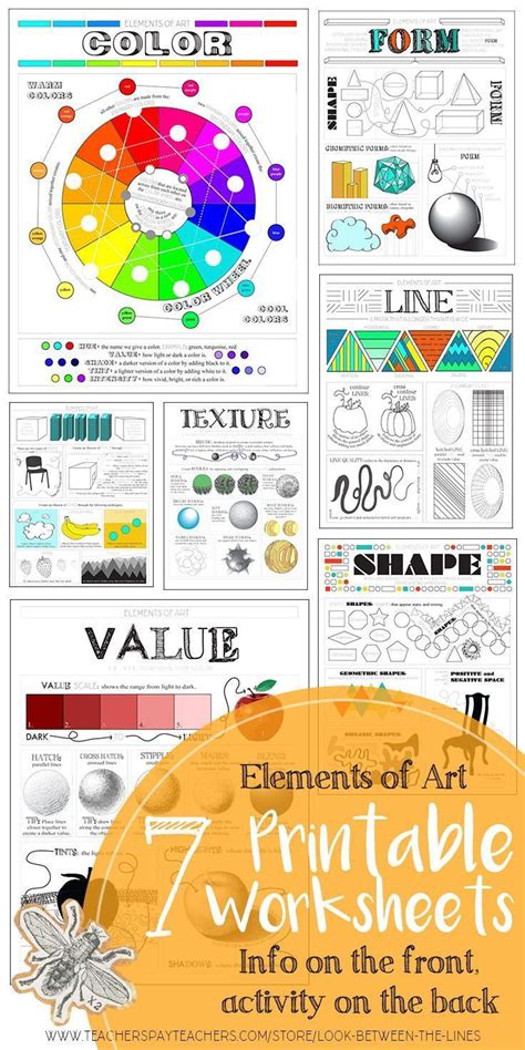 Free Printable Elements Of Art Worksheets