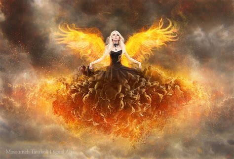 ArtStation - The Fire Angel