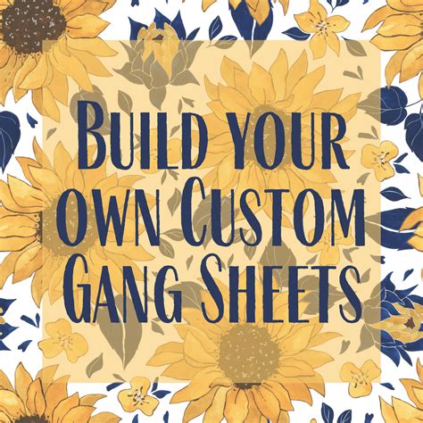 Build Your Own Gang Sheet Builder Crawford Country Store