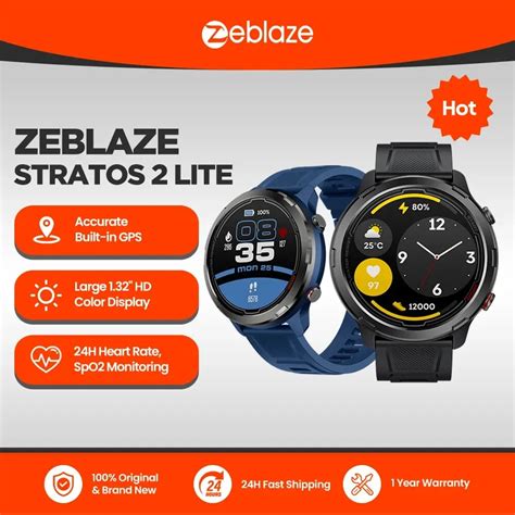 Zeblaze Stratos Lite Outdoor Gps Smart Watch Built In Gps Multiple